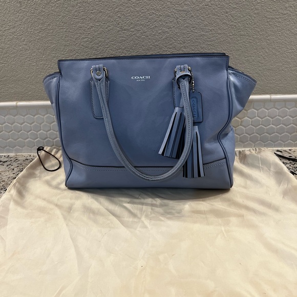 Coach Violet leather Tote “Candace” - Picture 3 of 10